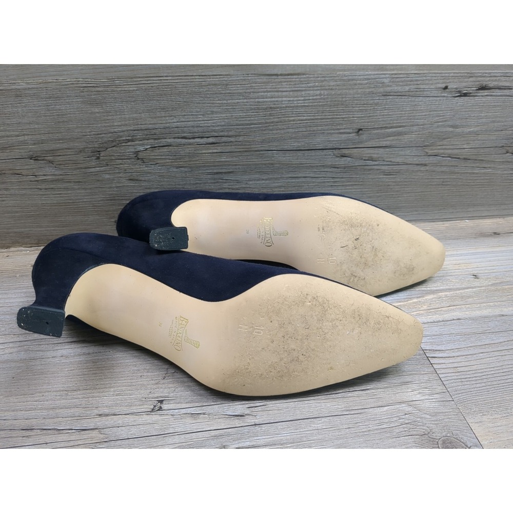 Bandolino Heels‎ Amica Navy Suede Sz 10 N - Picture 6 of 10